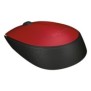 Logitech M171, Ambidextre, Optique, RF sans fil, 1000 DPI, Noir, Rouge