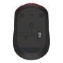 Logitech M171, Ambidextre, Optique, RF sans fil, 1000 DPI, Noir, Rouge