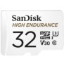 SanDisk High Endurance, 32 Go, MicroSDHC, Classe 10, UHS-I, 100 Mos, 40 Mos