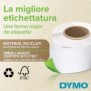 Dymo LW Étiquettes industrielles résistantes | authentique | plastique blanc | 25 x 54 mm | 1 rouleaux de 160 | pour étiqueteuses LabelWriter 450550 et 4XL5XL, Blanc, Imprimante d'étiquette adhésive, Polypropylène , Permanent, Universel, -18 - 50 C