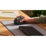 Logitech Lift, Droitier, Conception verticale, Optique, RF sans fil + Bluetooth, 4000 DPI, Graphite