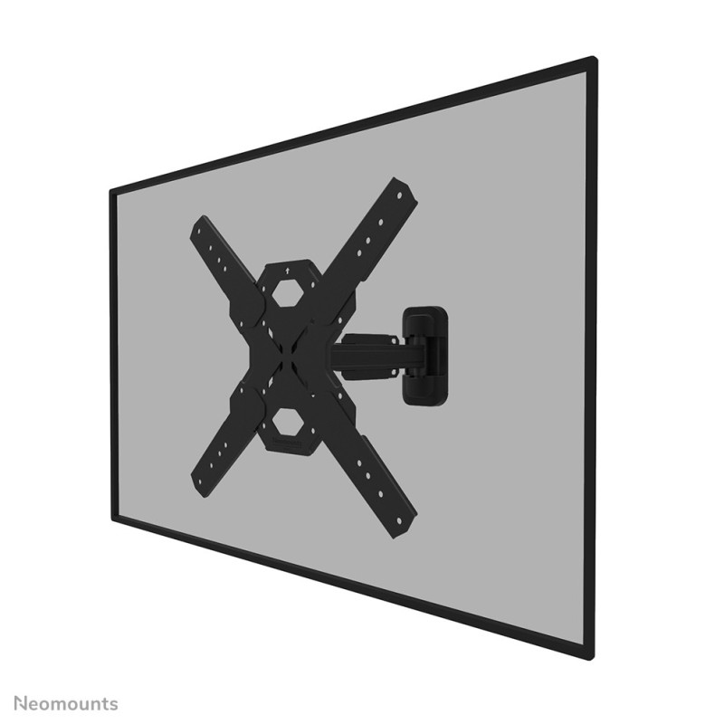 Neomounts WL40S-840BL14 Support pour écran mural 32-65" - orientable - installation rapide, 100 x 100 mm, 400 x 400 mm, -2 - 12, 0 - 25, Acier, Noir