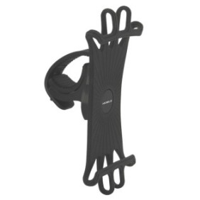 Mobilis 001353, Ordinateur portable, Mobilesmartphone, Support passif, Vélo, Vélovoiture, Scooter, Noir