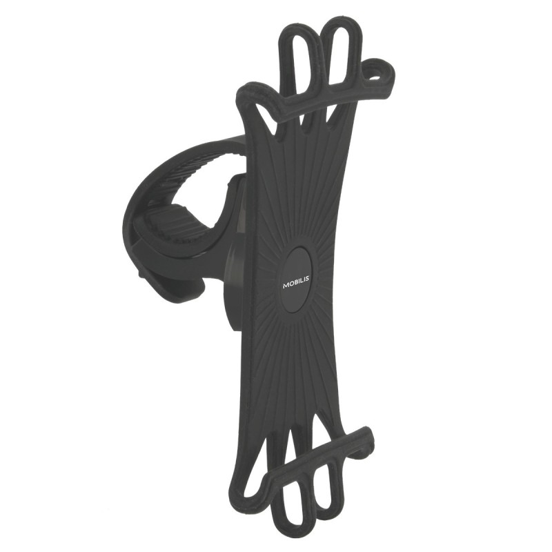 Mobilis 001353, Ordinateur portable, Mobilesmartphone, Support passif, Vélo, Vélovoiture, Scooter, Noir