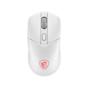 MSI Versa 300 Wireless, Droitier, Optique, RF Wireless + Bluetooth + USB Type-C, 8000 DPI, Blanc