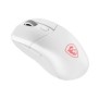 MSI Versa 300 Wireless, Droitier, Optique, RF Wireless + Bluetooth + USB Type-C, 8000 DPI, Blanc