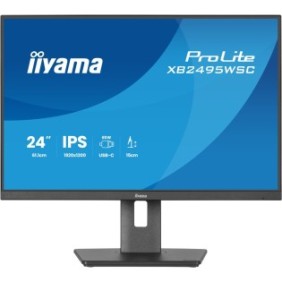 Iiyama ProLite XB2495WSC-B1, 61,2 cm 24.1", 1920 x 1200 pixels, WUXGA, LED, 4 ms, Noir