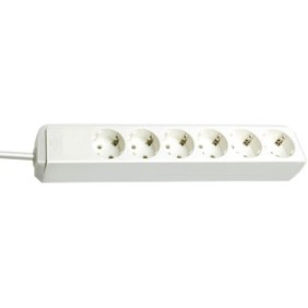 Brennenstuhl Eco-Line, 6 sortie CA, Type H, Blanc, 1,5 m, 330 mm