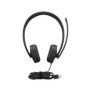 Lenovo 4XD1P83425, Avec fil, AppelsMusique, 20 - 20000 Hz, 140 g, Casque, Noir