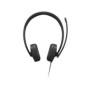 Lenovo 4XD1P83425, Avec fil, AppelsMusique, 20 - 20000 Hz, 140 g, Casque, Noir