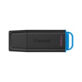Kingston DataTraveler 128Go Stockage portable USB 3.2 Gen 1 Exodia Noir + Bleu, 128 Go, USB Type-A, 3.2 Gen 1 3.1 Gen 1, Casquette, 8,96 g, Noir, Bleu