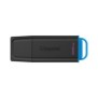 Kingston DataTraveler 128Go Stockage portable USB 3.2 Gen 1 Exodia Noir + Bleu, 128 Go, USB Type-A, 3.2 Gen 1 3.1 Gen 1, Casquette, 8,96 g, Noir, Bleu