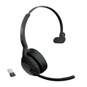Jabra Evolve2 55, Sans fil, BureauCentre d'appels, 20 - 20000 Hz, 130 g, Casque