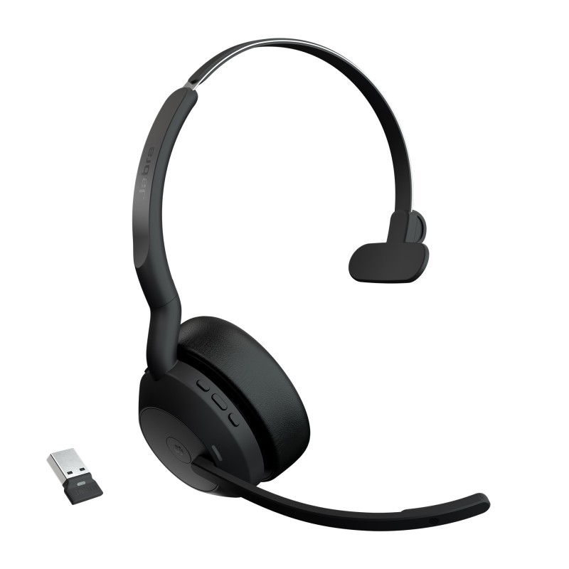 Jabra Evolve2 55, Sans fil, BureauCentre d'appels, 20 - 20000 Hz, 130 g, Casque