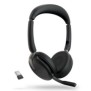 Jabra Evolve2 65 Flex, Sans fil, BureauCentre d'appels, 20 - 20000 Hz, 136 g, Casque