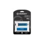 Kingston IronKey Keypad 200 de 256 Go, FIPS 140-3 niveau 3, chiffrement AES-256, 256 Go, USB Type-A, 3.2 Gen 1 3.1 Gen 1, 145 Mos, Gaine, Bleu