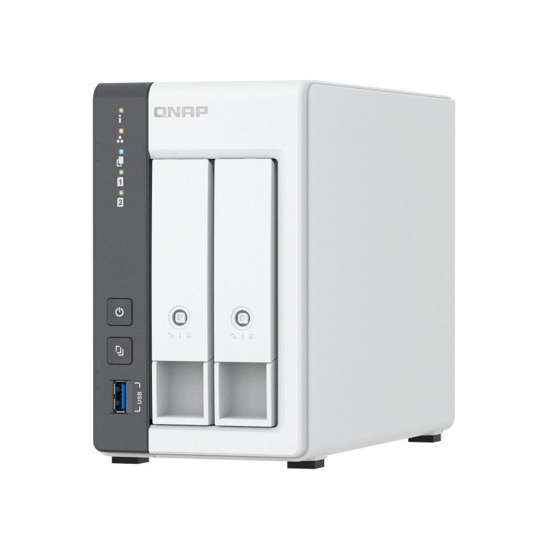 QNAP TS-216G, NAS, Tower, Cortex-A, Cortex-A55, 4 Go, 0 To