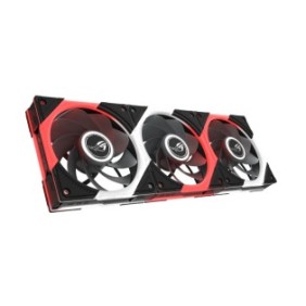 ASUS ROG Eurux GR120 ARGB Reverse Fan - Triple Pack, Ventilateur, 12 cm, Noir, Blanc