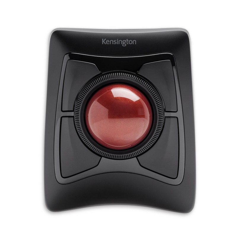 Kensington Trackball sans fil Expert Mouse, Ambidextre, Optique, RF sans fil + Bluetooth, 400 DPI, Noir