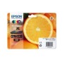 Epson Oranges Multipack 5-colours 33 Claria Premium Ink, Rendement standard, Noir, Photo noire, Cyan, Magenta, Jaune, Encre à pigments, Encre à colorant, 6,4 ml, 4,5 ml