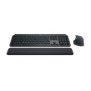 Logitech Master MX Keys S Combo, Sans fil, Bluetooth, Commutateur de touche « ciseaux », QWERTY, LED, Graphite
