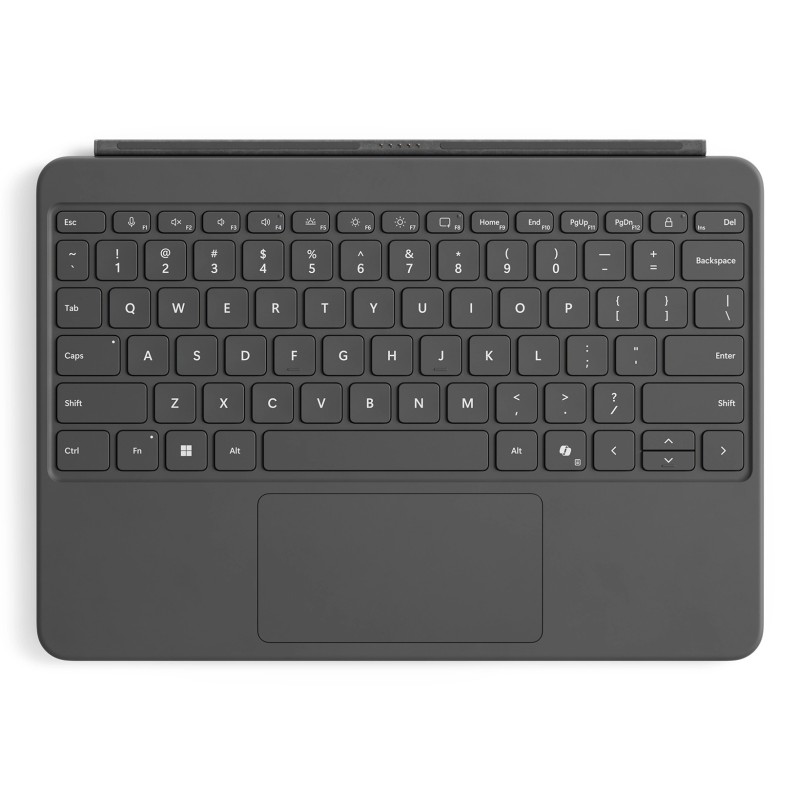 Microsoft Surface Pro 12-inch Keyboard, QWERTY, Pavé tactile, Clavier mécanique, Microsoft, Noir, Alcantara