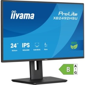 Iiyama ProLite XB2492HSU-B1, 60,5 cm 23.8", 1920 x 1080 pixels, Full HD, LED, 3 ms, Noir