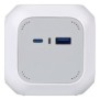 Brennenstuhl 1150100010, 1,4 m, Intérieure, IP20, Blanc, Gris, 4 sortie CA, 230 V