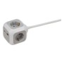 Brennenstuhl 1150100010, 1,4 m, Intérieure, IP20, Blanc, Gris, 4 sortie CA, 230 V