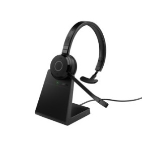 Jabra Evolve 65 TE, Avec fil &sans fil, 150 - 6800 Hz, BureauCentre d'appels, 75 g, Casque, Noir