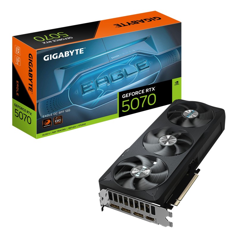 Gigabyte GeForce RTX 5070 EAGLE OC SFF 12G Carte Graphique - 12 Go GDDR7