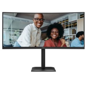 AOC CU34E4C, 86,4 cm 34", 3440 x 1440 pixels, UltraWide Quad HD, LED, 4 ms, Noir