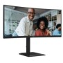 AOC CU34E4C, 86,4 cm 34", 3440 x 1440 pixels, UltraWide Quad HD, LED, 4 ms, Noir