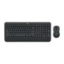 Logitech MK545 Advanced, Taille réelle 100 %, Sans fil, RF sans fil, QWERTY, Noir, Souris incluse