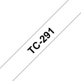 Brother TC-291, Noir sur blanc, TC, Japon, 5 année, Brother, P-touch PT8E, PT500, PT2000, PT3000, PT5000