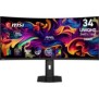 MSI MAG 341CQP QD-OLED X28, 86,4 cm 34", 3440 x 1440 pixels, UltraWide Quad HD, QD-OLED, 0,03 ms, Noir