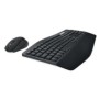 Logitech 920-008221, Taille réelle 100 %, Sans fil, RF sans fil + Bluetooth, QWERTZ, Noir, Souris incluse