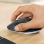 Logitech 920-008221, Taille réelle 100 %, Sans fil, RF sans fil + Bluetooth, QWERTZ, Noir, Souris incluse