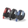 Dymo Ruban de Marquage 3D Authentique | 9 mm x 3 m | RougeNoir et Bleu | autocollantes | Lot de 3 Étiquettes de marquage en vinyle, Belgique, 3 m, 3 pièce, 89 mm, 105 mm, 50 mm