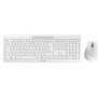 Cherry STREAM DESKTOP COMFORT, Sans fil, RF sans fil, Commutateur de touche « ciseaux », QWERTZ, Blanc, Souris incluse