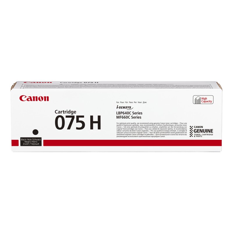 Canon 075 H, 3500 pages, Noir, 1 pièce
