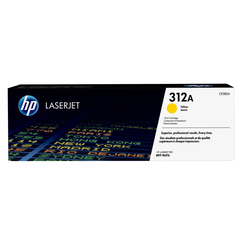 HP Cartouche 312A toner Jaune LaserJet, 2700 pages, Jaune