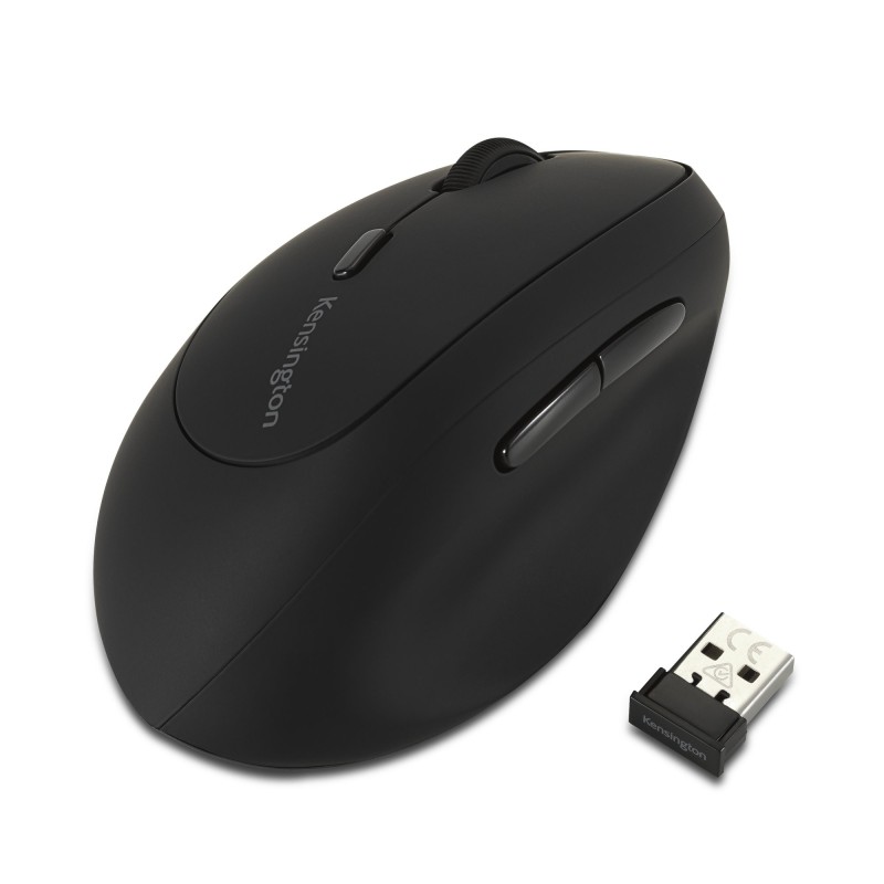 Kensington Souris sans fil Pro Fit Ergo pour gauchers, RF sans fil, 1600 DPI, Noir