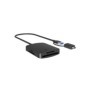 ICY BOX IB-CR302-CU3, CF, MS Duo, MS PRO, MS PRO Duo, MicroSD , MicroSDHC, MicroSDXC, SD, SDHC, SDXC, Noir, 5000 Mbits, Aluminium, USB 3.2 Gen 1 3.1 Gen 1 Type-A, 55 mm