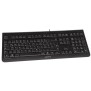 Cherry KC 1000, Taille réelle 100 %, Avec fil, USB, Noir