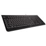 Cherry KC 1000, Taille réelle 100 %, Avec fil, USB, Noir