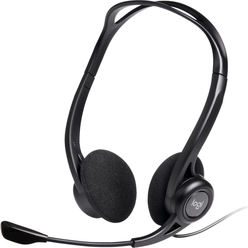 Logitech 960 USB, Avec fil, 100 - 1000 Hz, AppelsMusique, 120 g, Casque, Noir