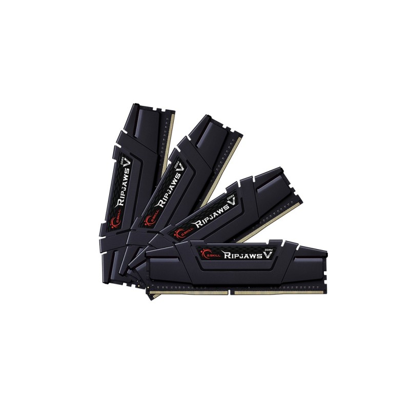 G.Skill Ripjaws V F4-3200C16Q-128GVK, 128 Go, 4 x 32 Go, DDR4, 3200 MHz, 288-pin DIMM
