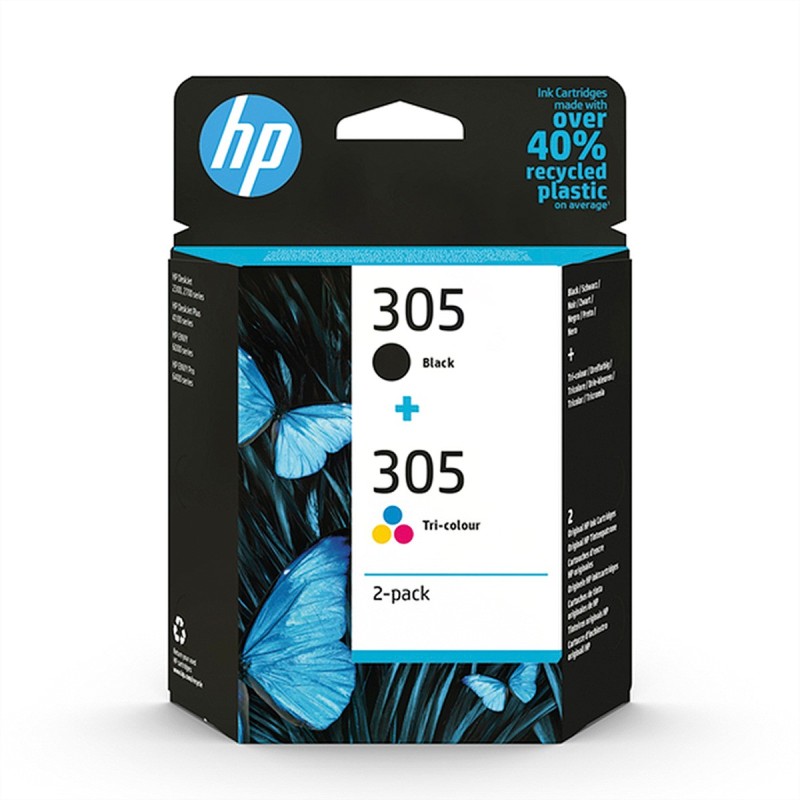 HP 305 Tri-colorBlack Original I - Original - Ink Cartridge