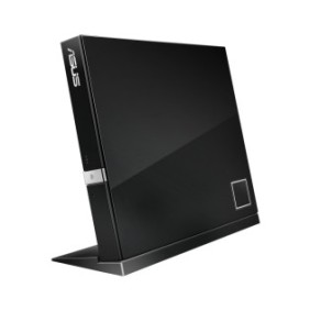 ASUS SBC-06D2X-U, Noir, Plateau, VerticaleHorizontale, Ordinateur portable, Blu-Ray DVD Combo, USB 2.0